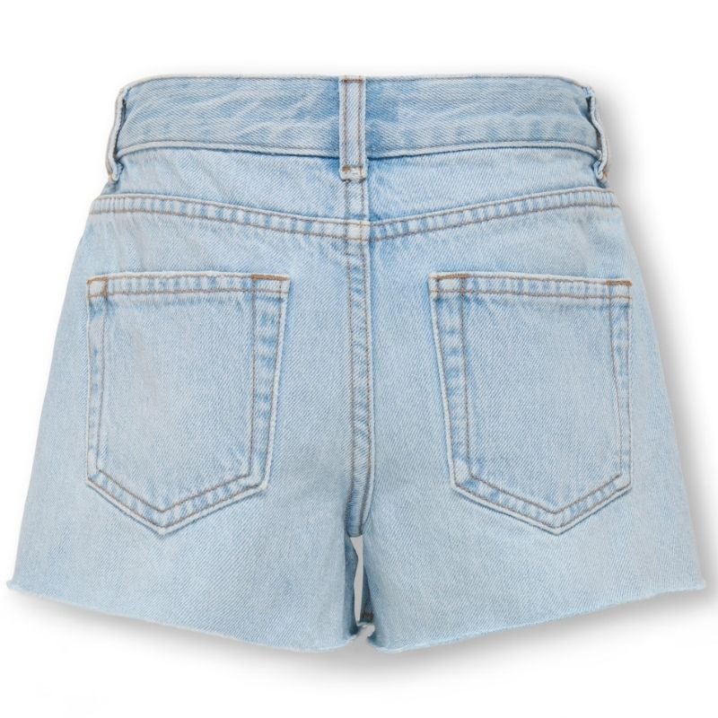 Light Blue Denim regular fit short Robyn - Capuchon Fashion