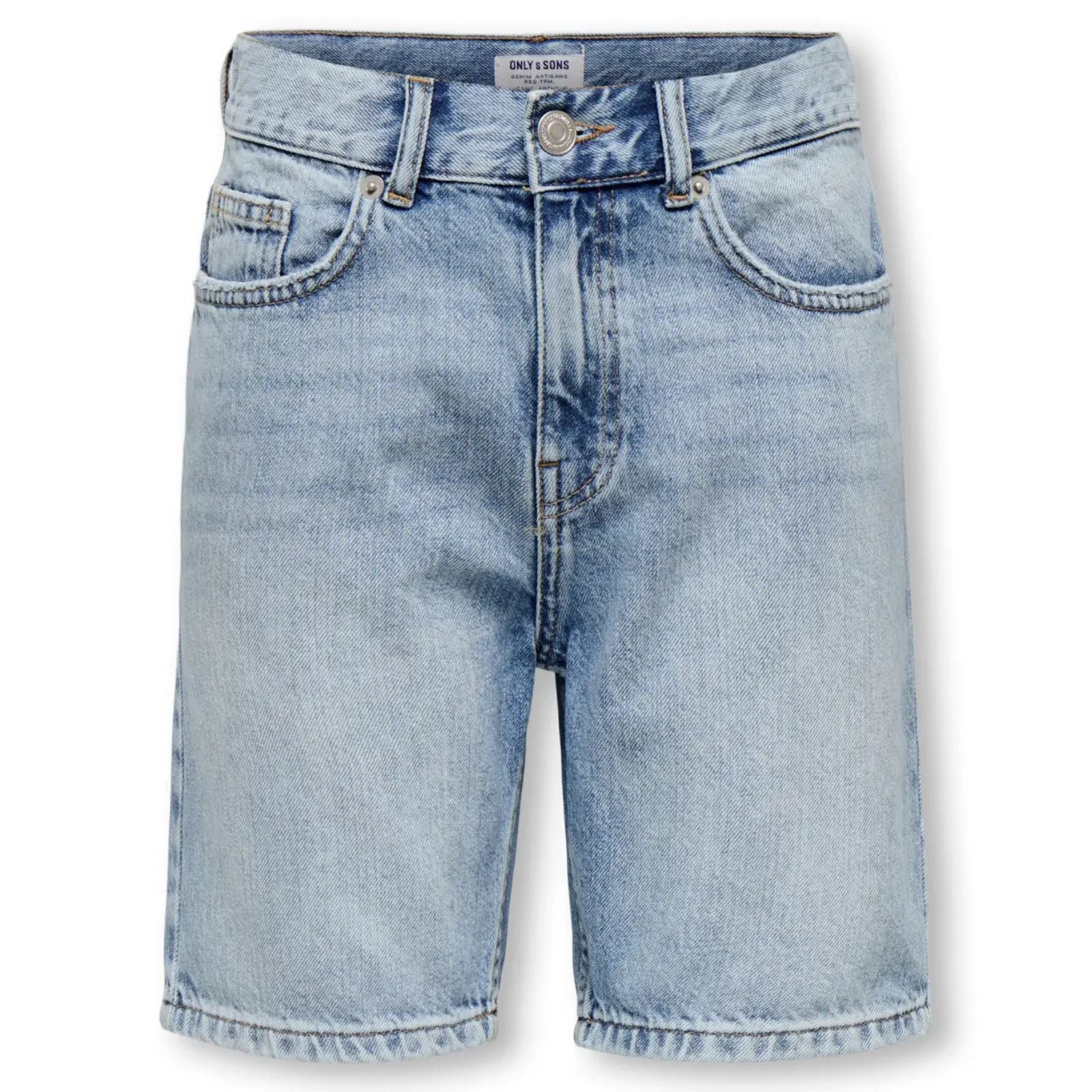 Light Blue Denim straight fit jeans Edge - Capuchon Fashion