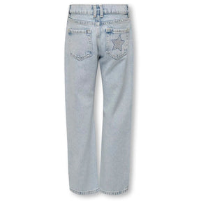 Light Blue Denim straight jeans Carly - Capuchon Fashion