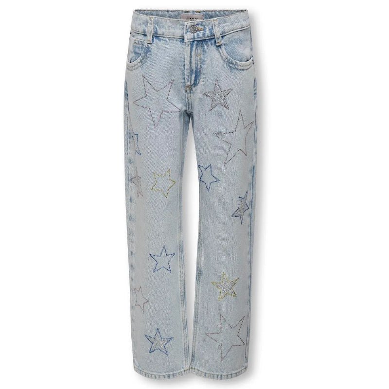 Light Blue Denim straight jeans Carly - Capuchon Fashion