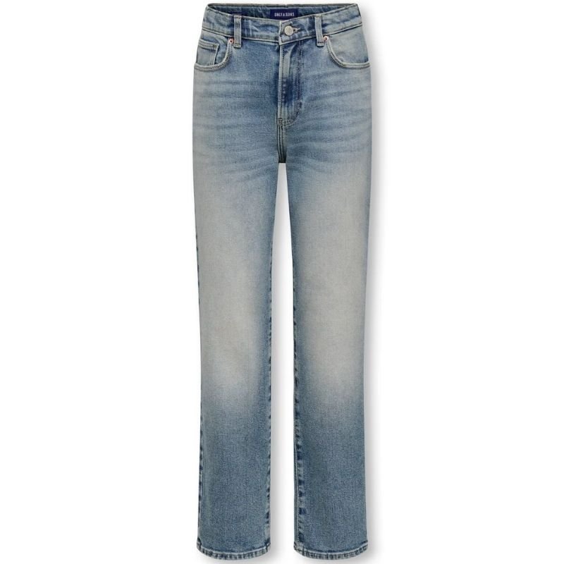 Light Blue Denim straight jeans Edge 2785 - Capuchon Fashion