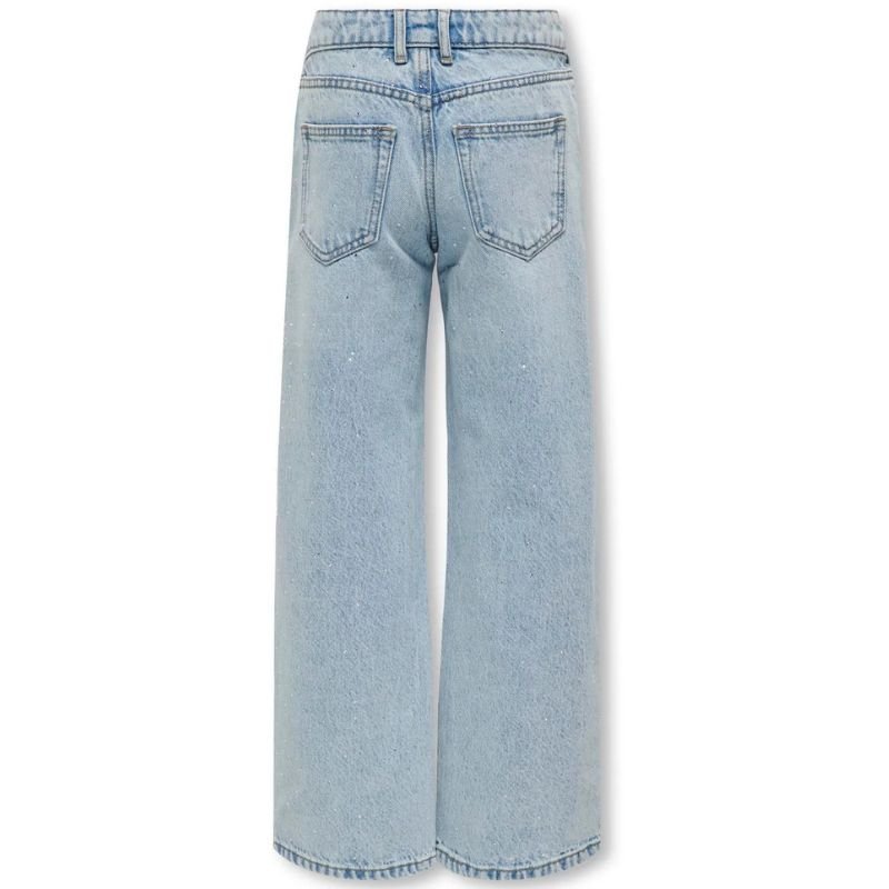 Light Blue Denim wide jeans Cobain - Capuchon Fashion