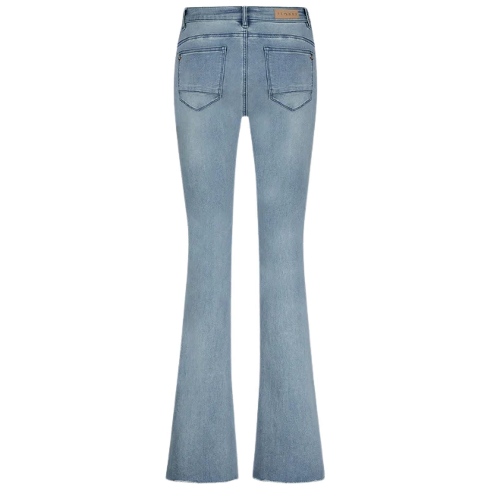 Light Blue flared jeans Florez - Capuchon Fashion