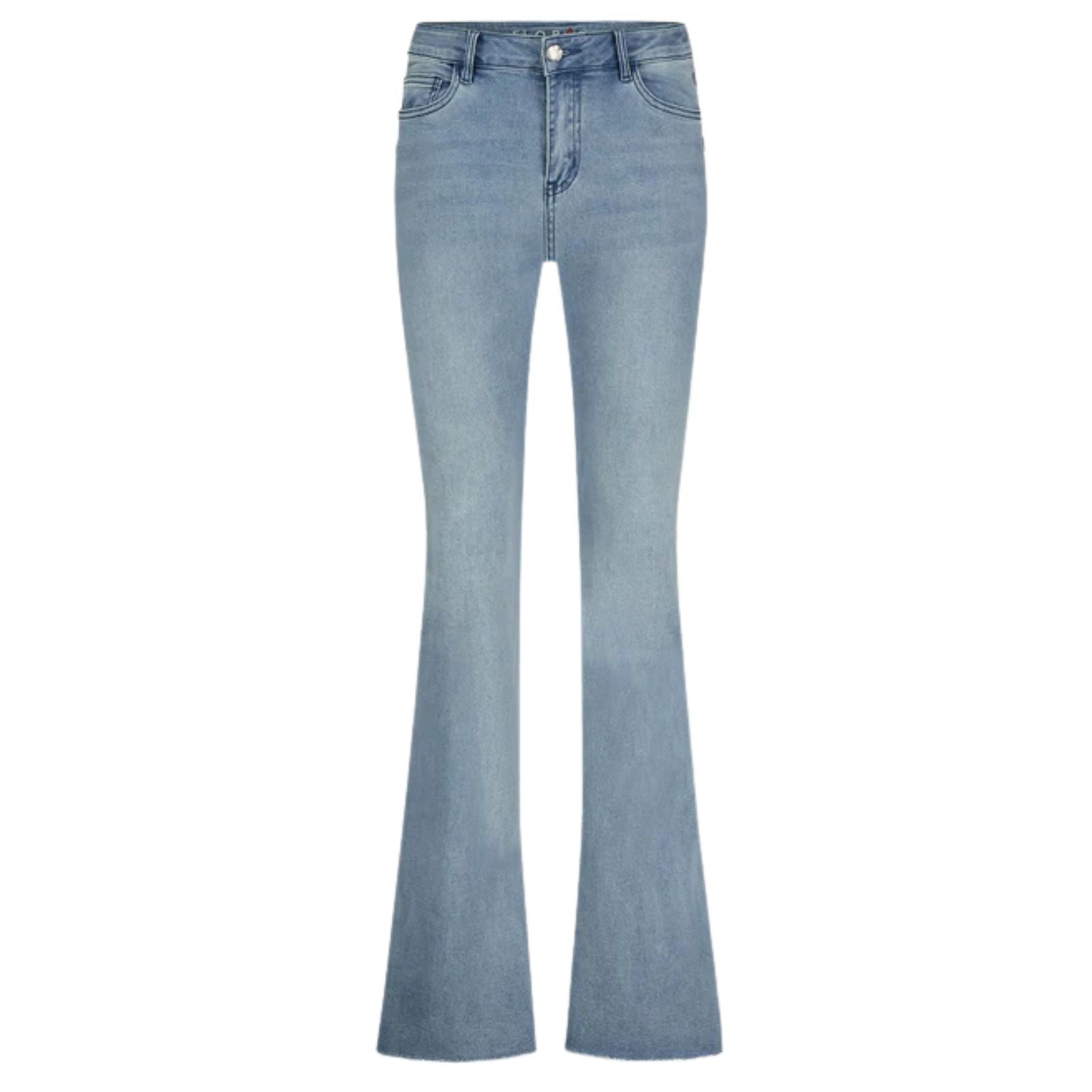 Light Blue flared jeans Florez - Capuchon Fashion