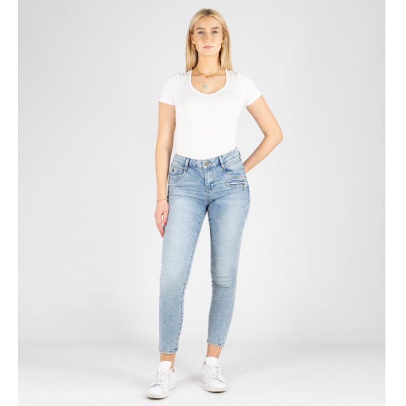 Light Blue skinny jeans Suzy - Capuchon Fashion