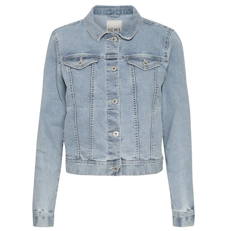 Light Blue Washed jacket Billy - Capuchon Fashion