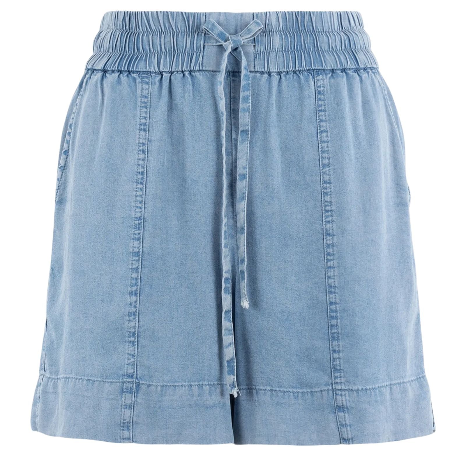 Light Denim Solid denim short Toni - Capuchon Fashion