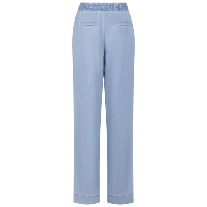 Light Denim tencel chambray broek Farah - Capuchon Fashion