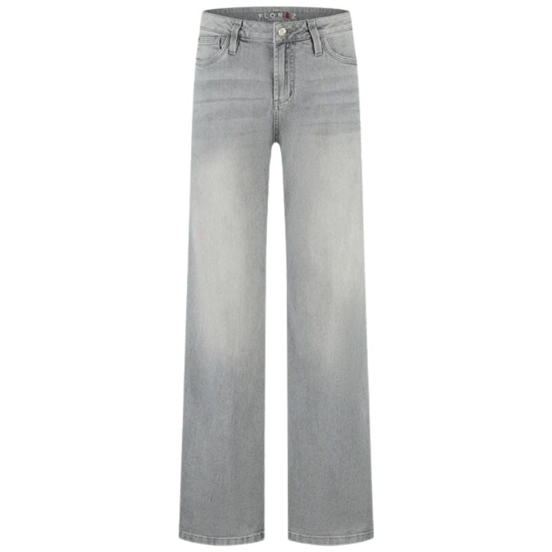 Light Grey straight jeans Sophie - Capuchon Fashion