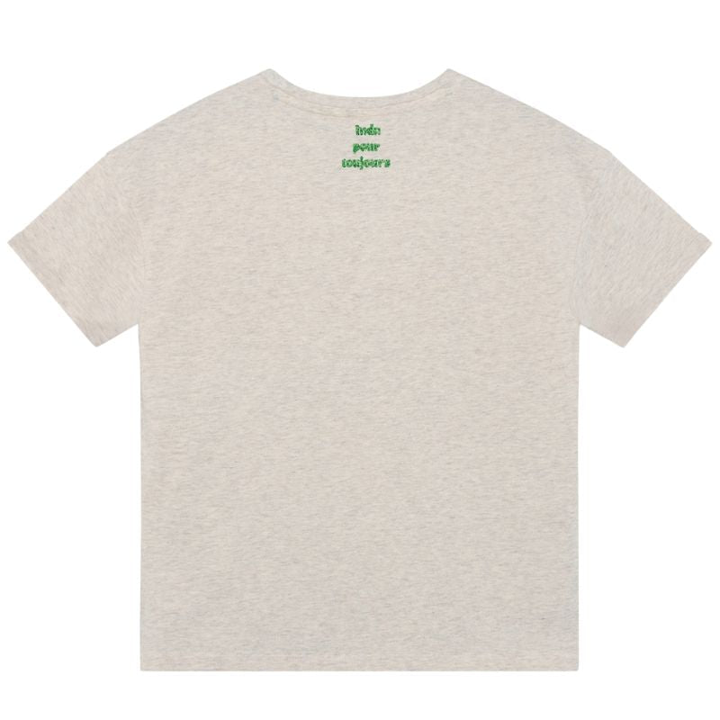 Light Sand Melange t-shirt Wide Fit 970628 - Capuchon Fashion