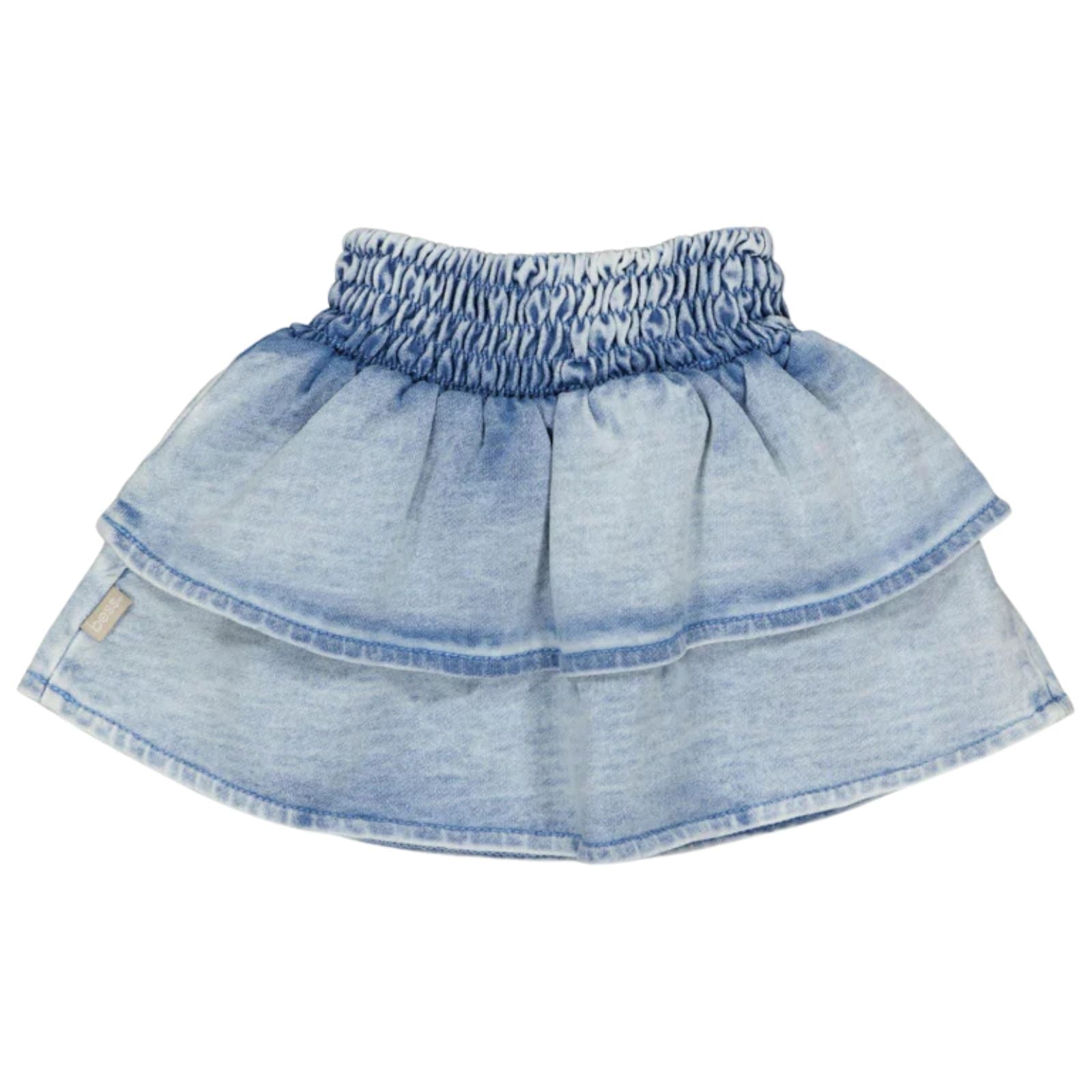 Light Wash rokje Jog Denim 261107 - Capuchon Fashion
