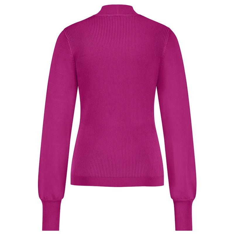 Magenta pullover Nadia shiny - Capuchon Fashion