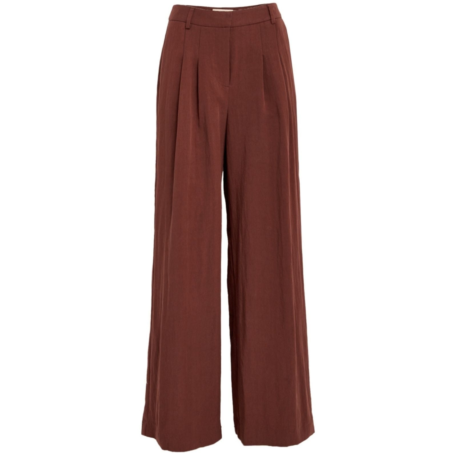 Maroon Red lyocell pantalon Rebecca - Capuchon Fashion