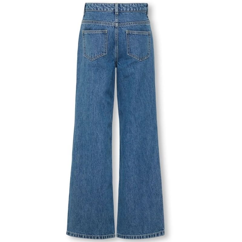 Medium Blue Denim wide jeans Juicy Letters - Capuchon Fashion