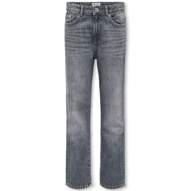 Medium Grey Denim straight jeans Edge - Capuchon Fashion