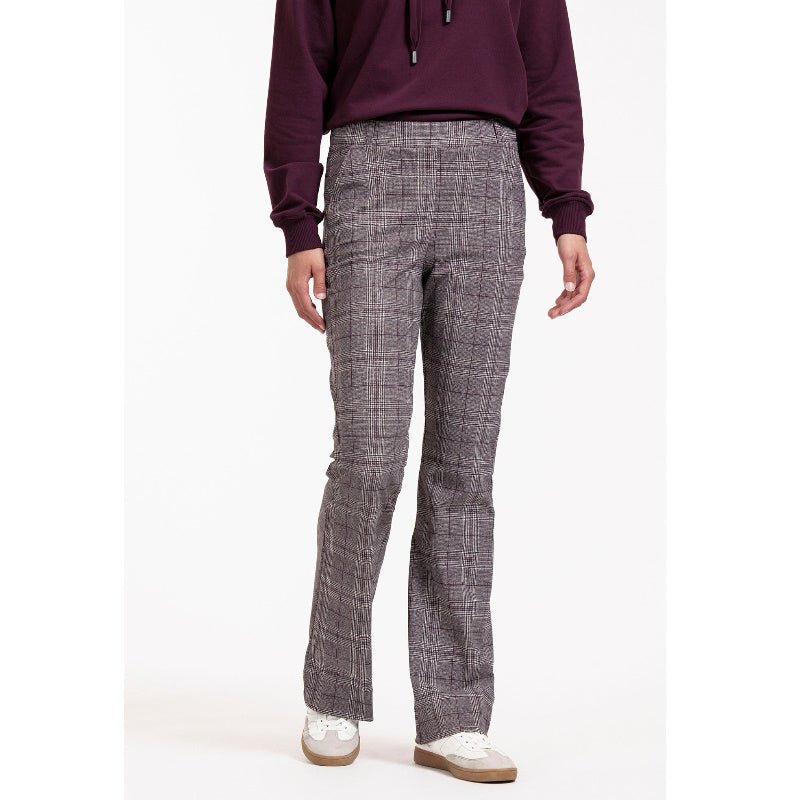 Merlot broek Flair check - Capuchon Fashion