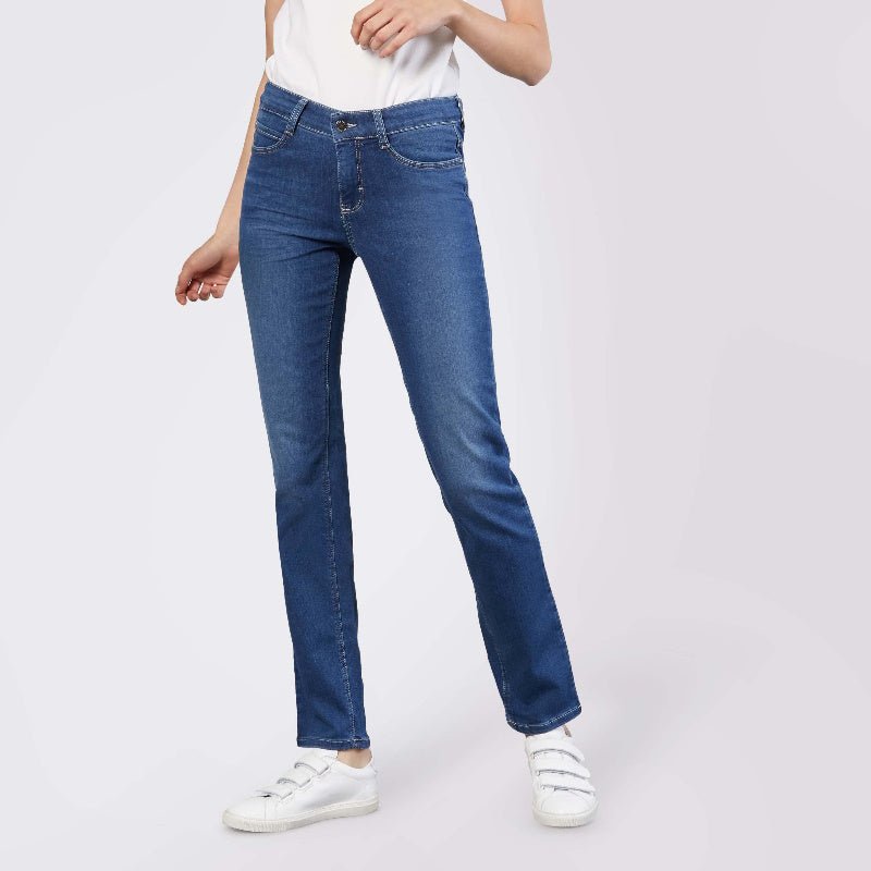 Mid Blue Authentic Wash jeans Dream - Capuchon Fashion