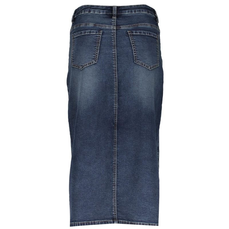 Mid Blue Denim jeans rok 46510 - Capuchon Fashion