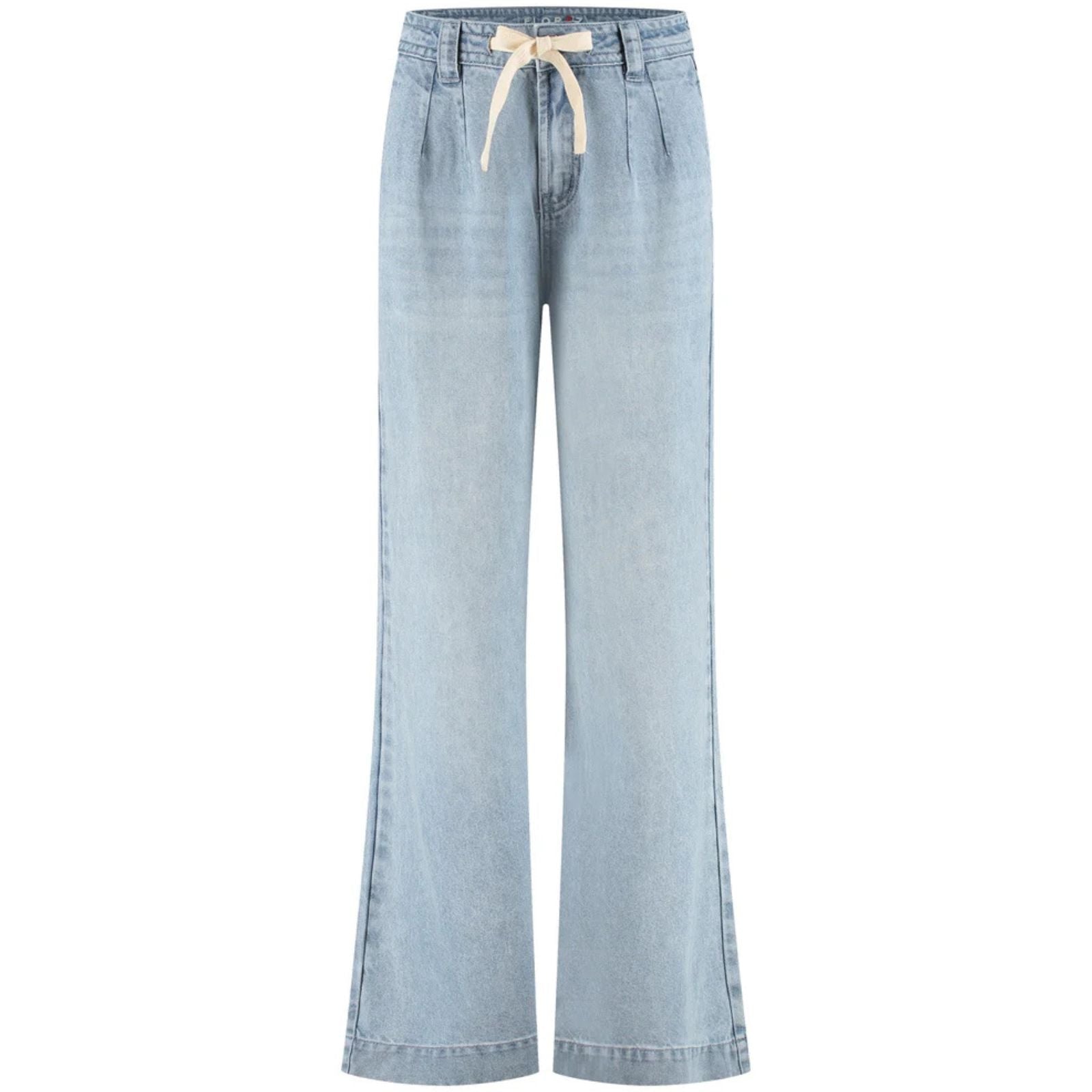 Mid Blue Denim wide leg jeans Sarah - Capuchon Fashion