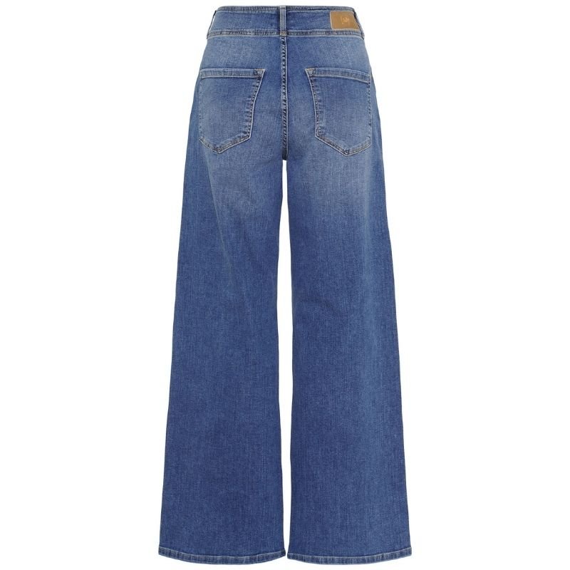 Mid Denim Wash wide fit jeans Como New - Capuchon Fashion