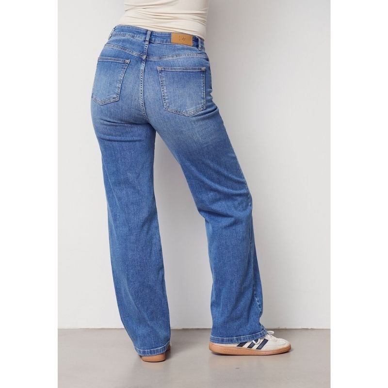Mid Denim wide fit jeans Bologna - Capuchon Fashion