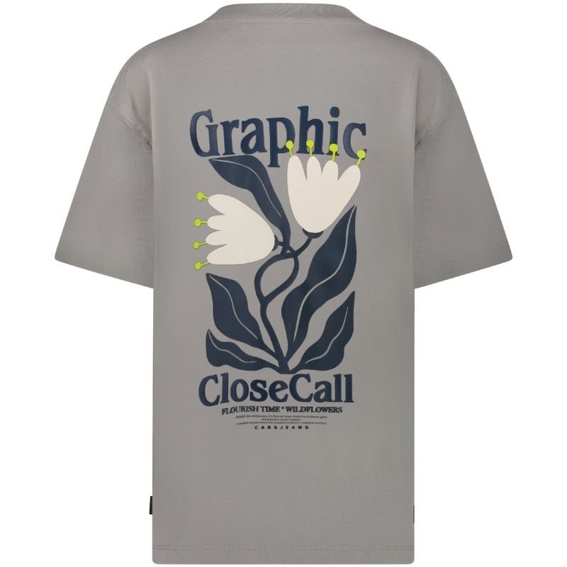 Mid Grey backprint t-shirt Pluyo - Capuchon Fashion