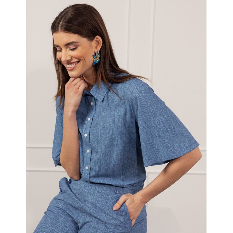 Mid Jeans blouse Bobby butterfly - Capuchon Fashion