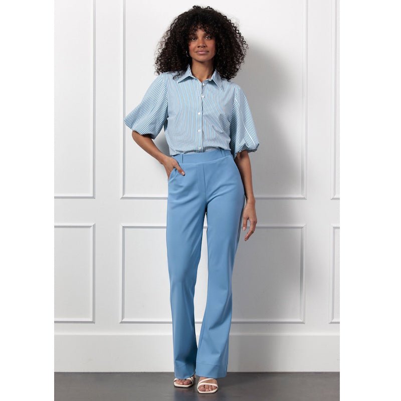 Midblue broek Flair bonded - Capuchon Fashion