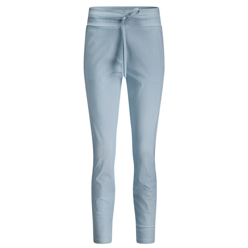 Midblue broek Startup stripe - Capuchon Fashion