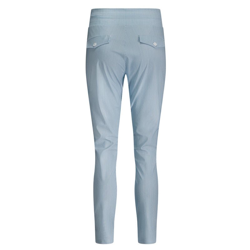 Midblue broek Startup stripe - Capuchon Fashion