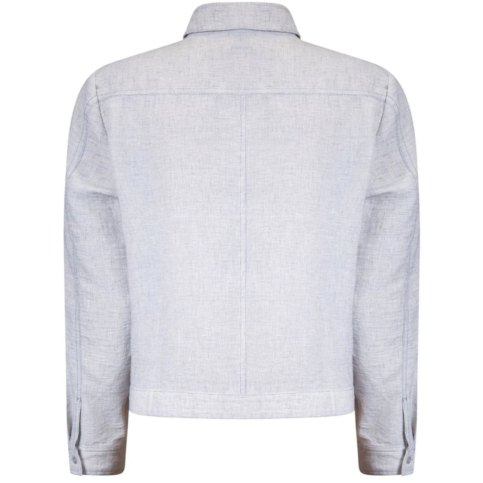 Mineral Grey stitching blouse 613194 - Capuchon Fashion