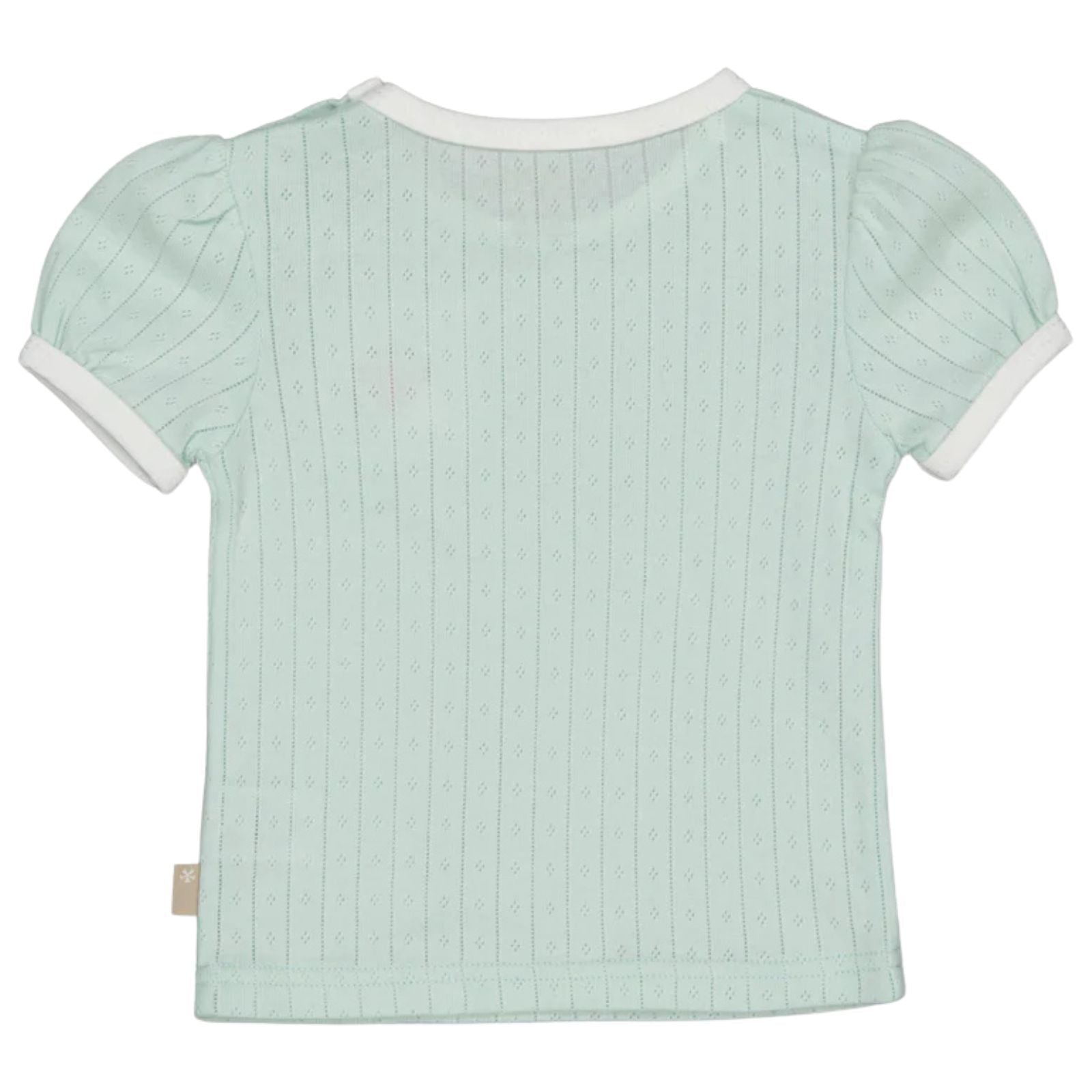 Mintgroen t-shirt Ajour Flower 261103 - Capuchon Fashion