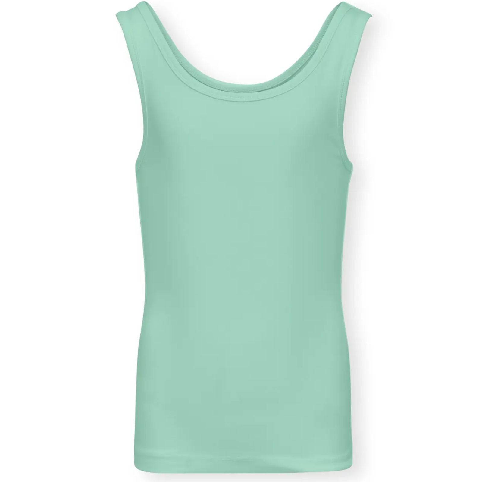 Mintgroene ronde hals tanktop Ava - Capuchon Fashion