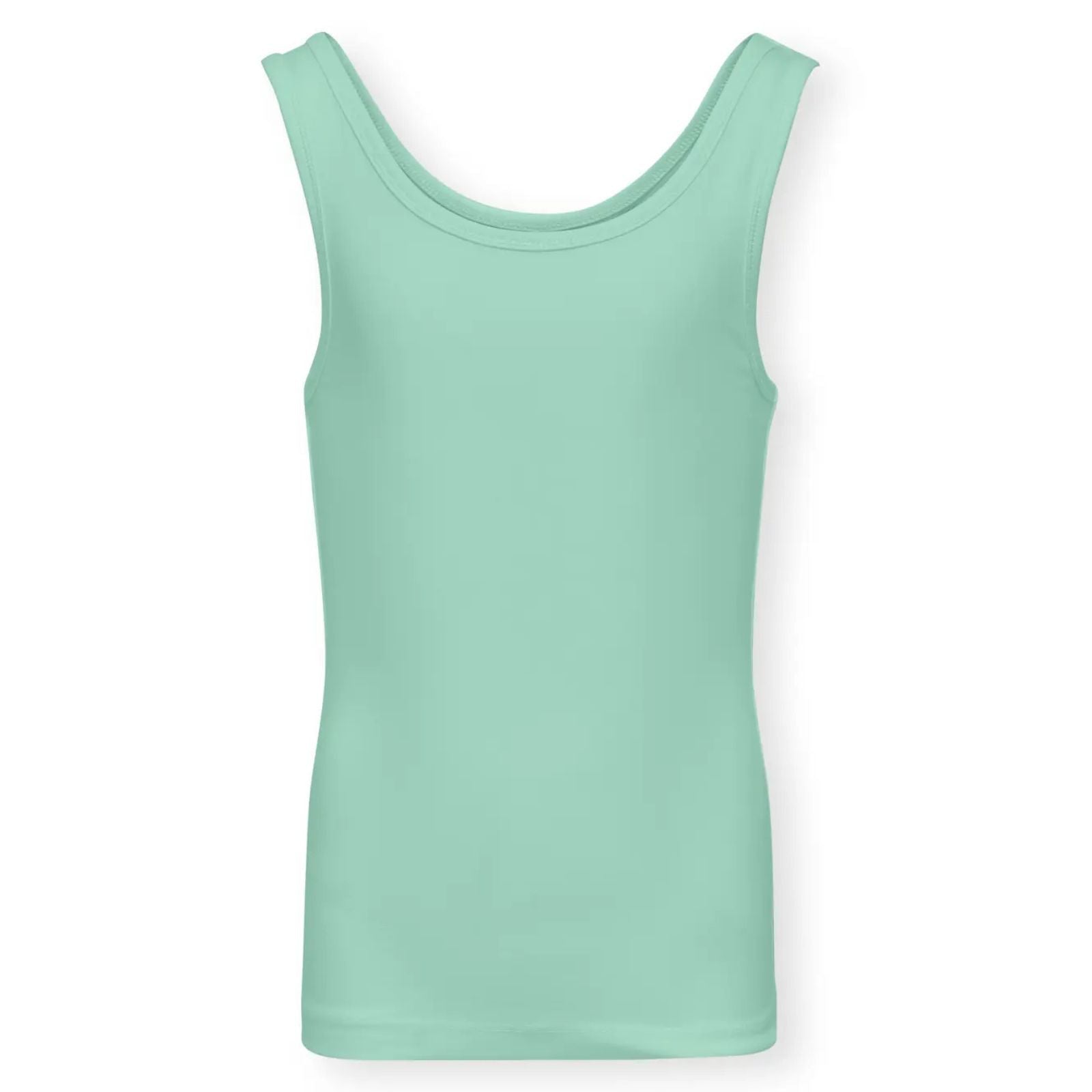 Mintgroene ronde hals tanktop Ava - Capuchon Fashion