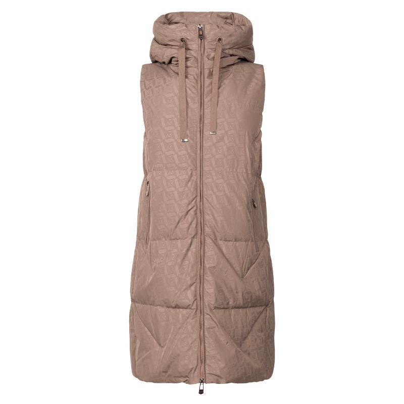 Mocha bruine bodywarmer Marleen - Capuchon Fashion