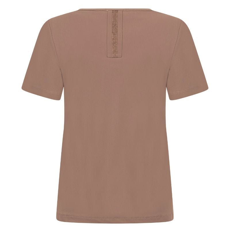 Mocha bruine travel top Felicia - Capuchon Fashion
