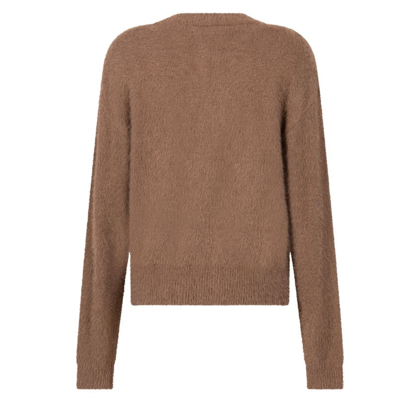 Mocha knitted vest Patty - Capuchon Fashion