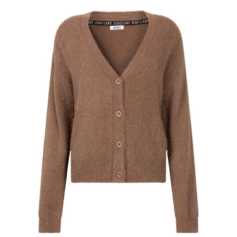 Mocha knitted vest Patty - Capuchon Fashion