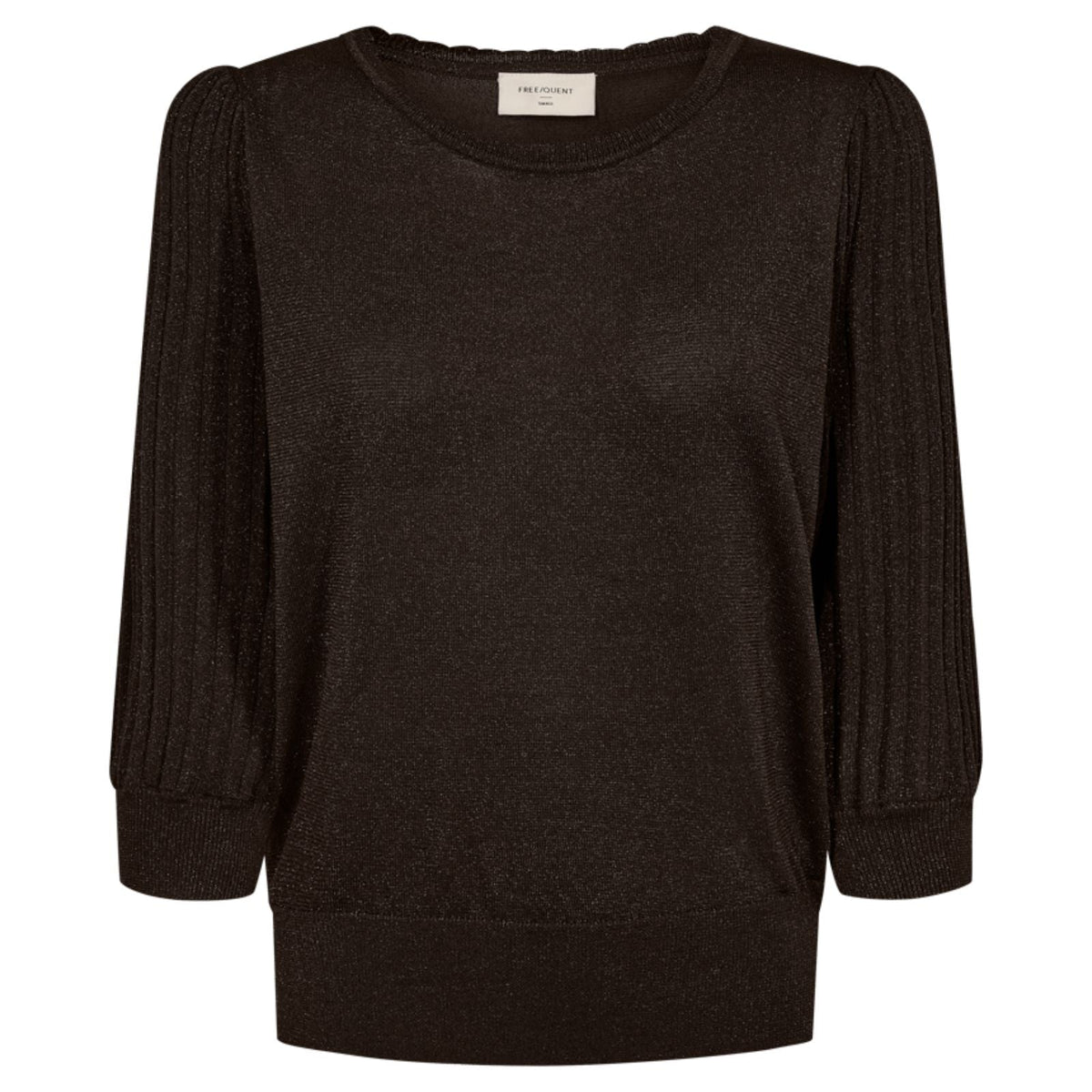 Mole bruine lurex pullover Glitta - Capuchon Fashion