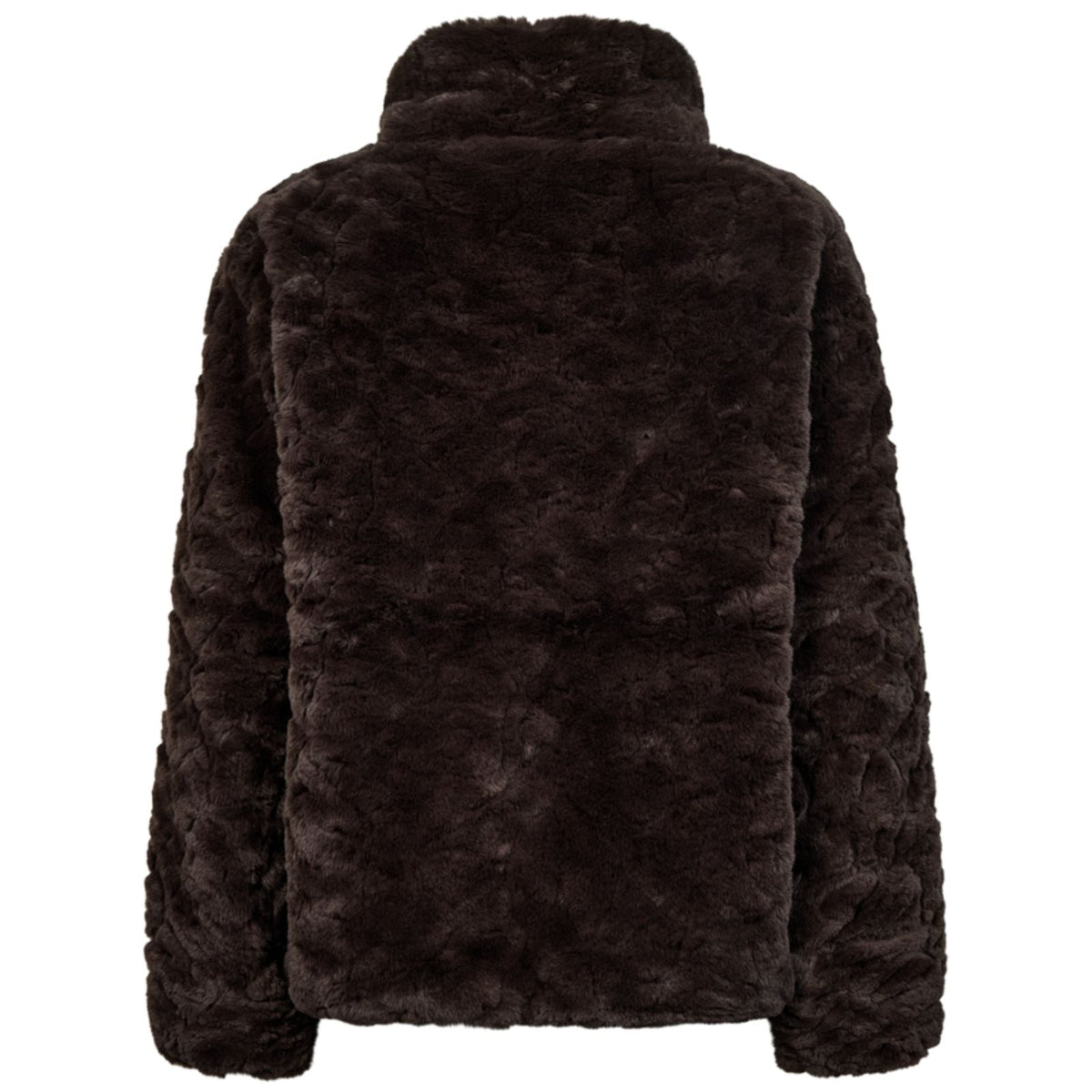 Mole curly fake fur jacket Foby - Capuchon Fashion
