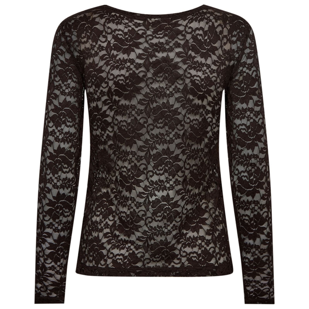 Mole kanten longsleeve top Saldo - Capuchon Fashion