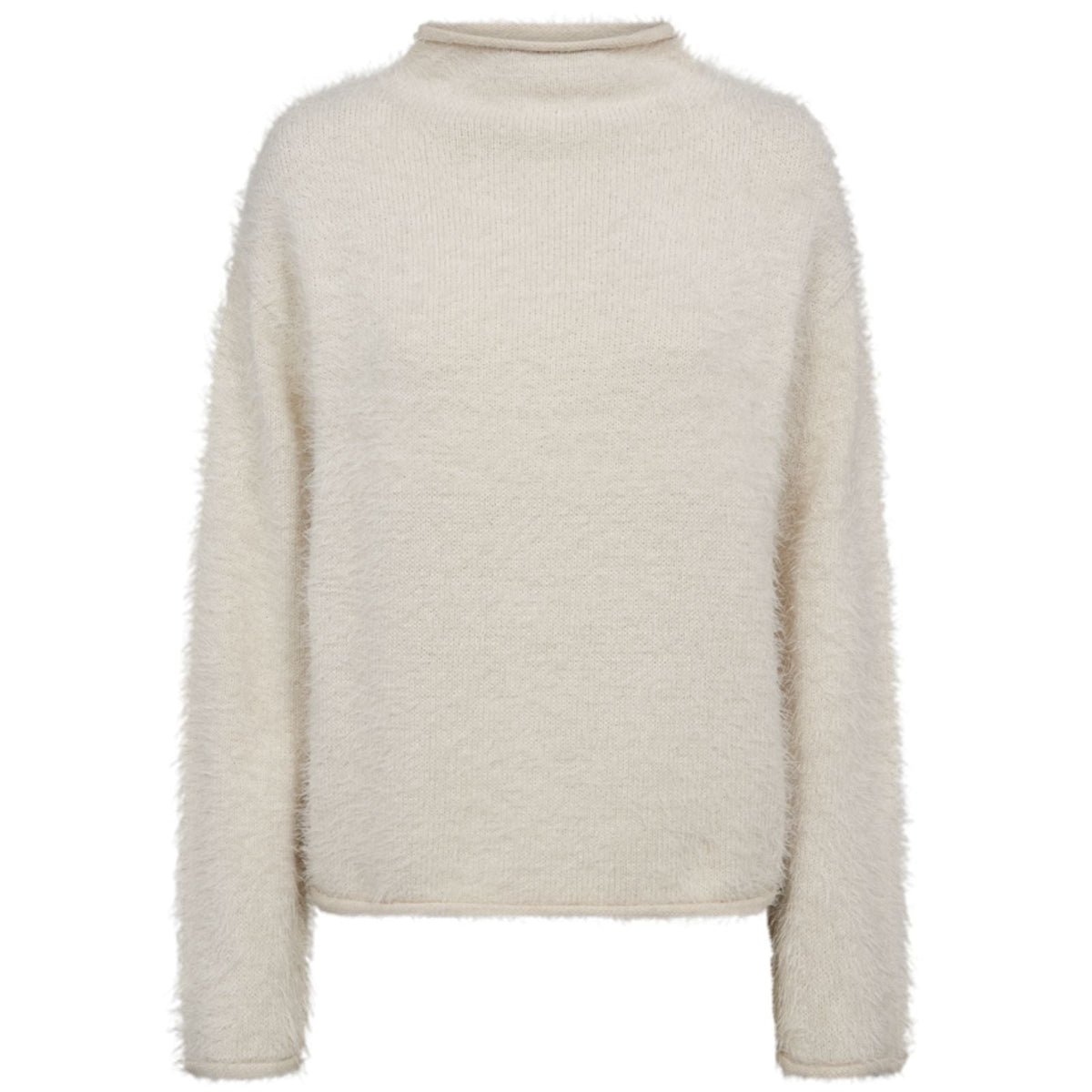 Moonbeam feather knit pullover Cat - Capuchon Fashion