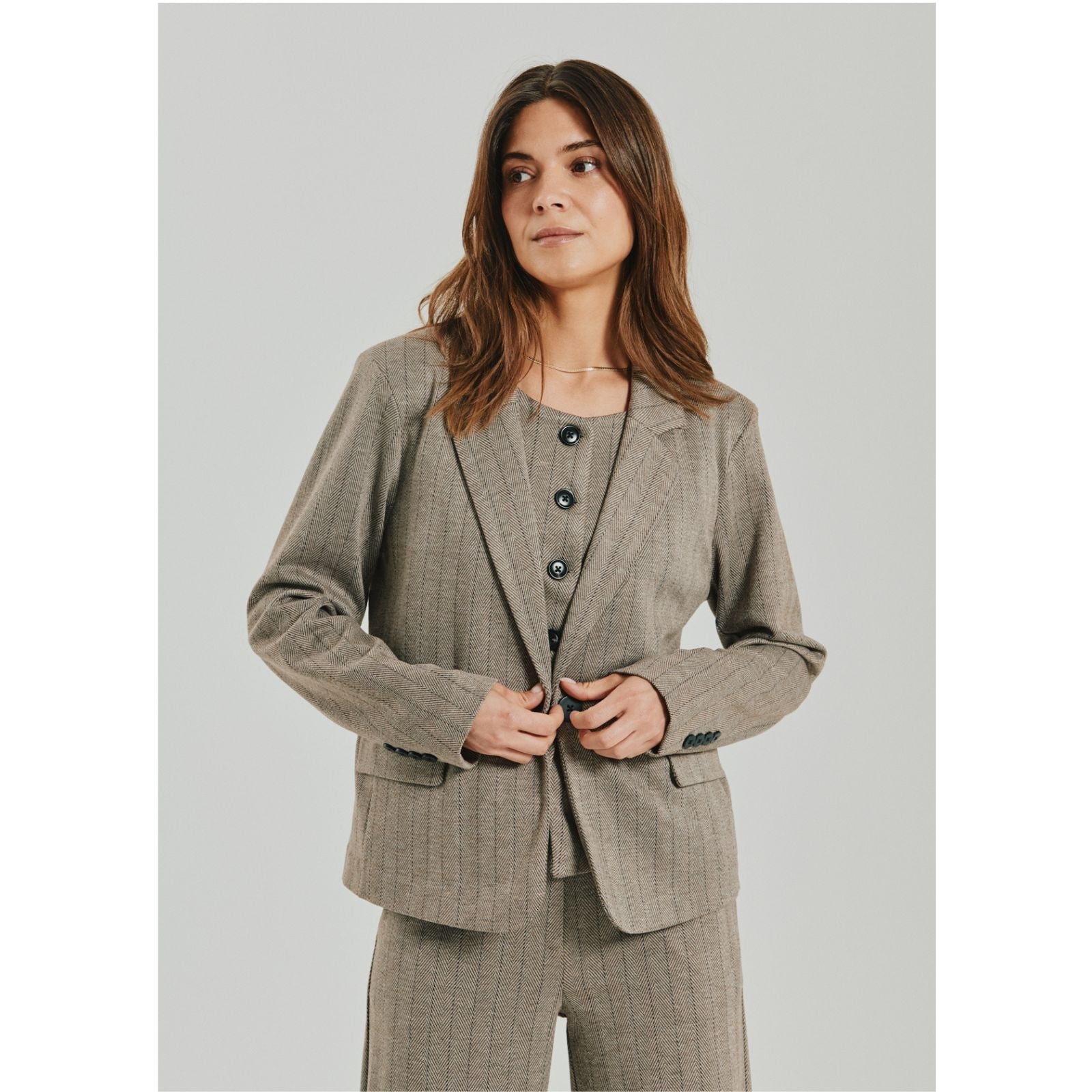 Moonbeam met Mole herringbone jacket Bonnie - Capuchon Fashion