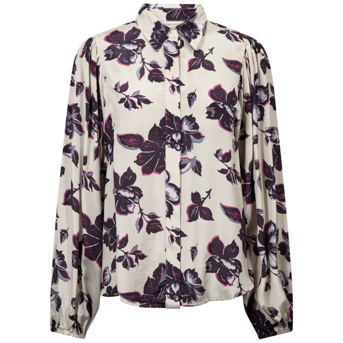 Moonbeam met Nightshade geprint shirt Mony - Capuchon Fashion