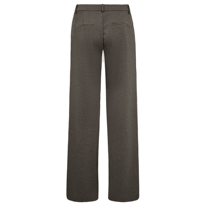 Morel melange bruine broek Nanni - Capuchon Fashion