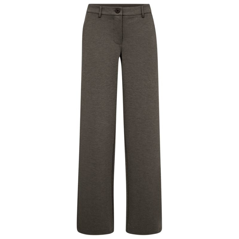 Morel melange bruine broek Nanni - Capuchon Fashion