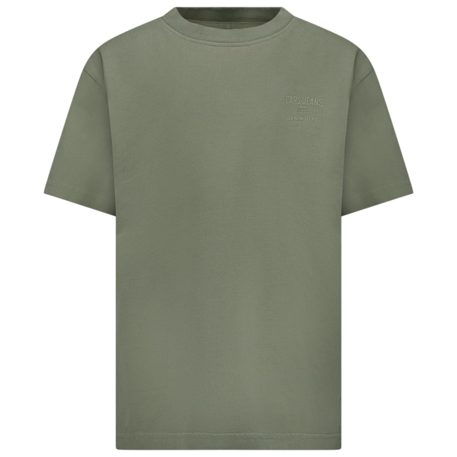 Mosgroen backprint t-shirt Munio - Capuchon Fashion