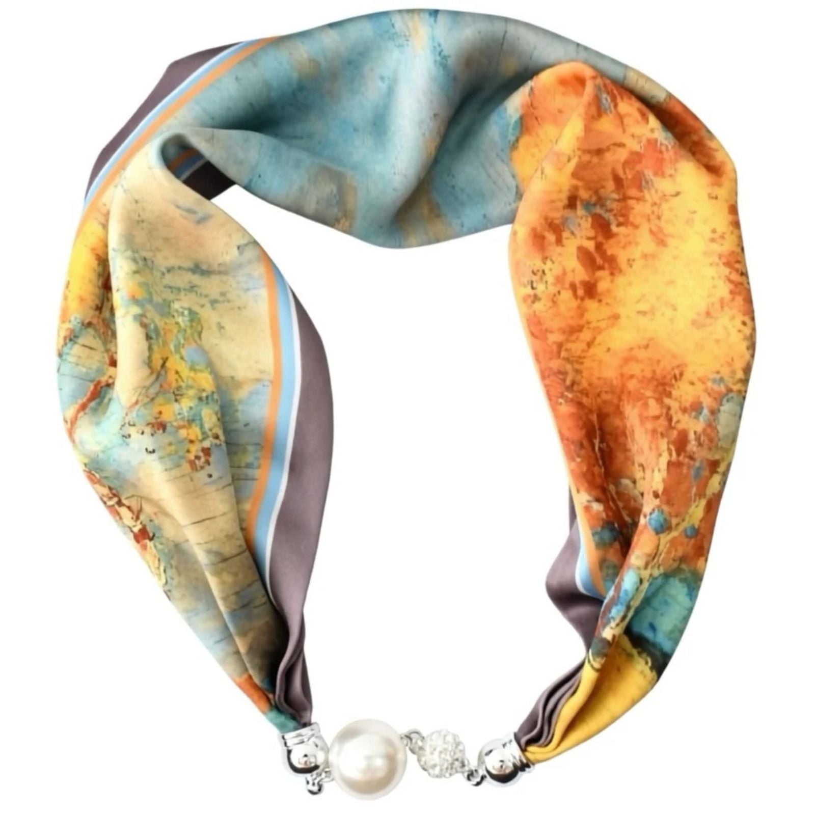 Multi 3 parel sjaaltje Mariann - Capuchon Fashion