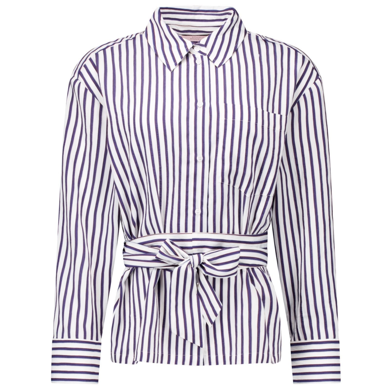 Multi Color blouse Jada Poplin Stripe - Capuchon Fashion