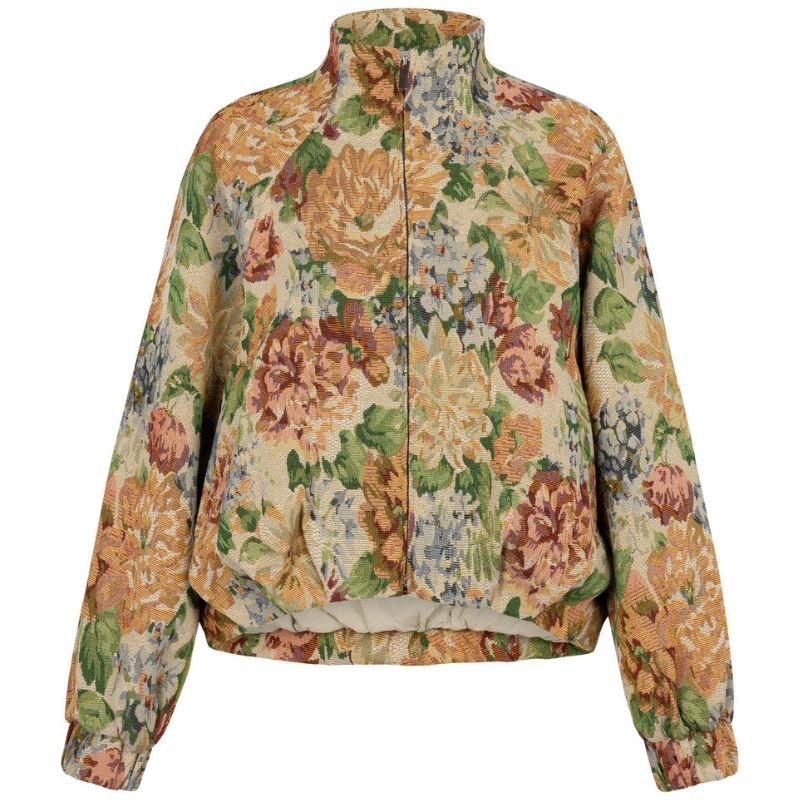 Multi Color bomber flower jacket Mela - Capuchon Fashion